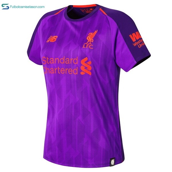 Camiseta Liverpool 2ª Mujer 2018/19 Purpura